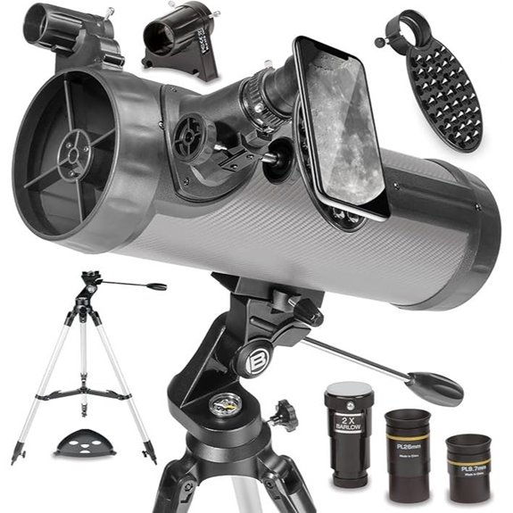 National Geographic 114mm Reflector Telescope with Mount