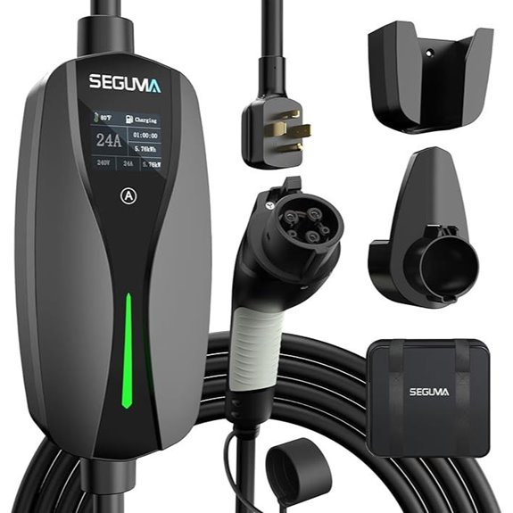 NEMA 14-30 Level 2 EV Charger with 25ft Cable