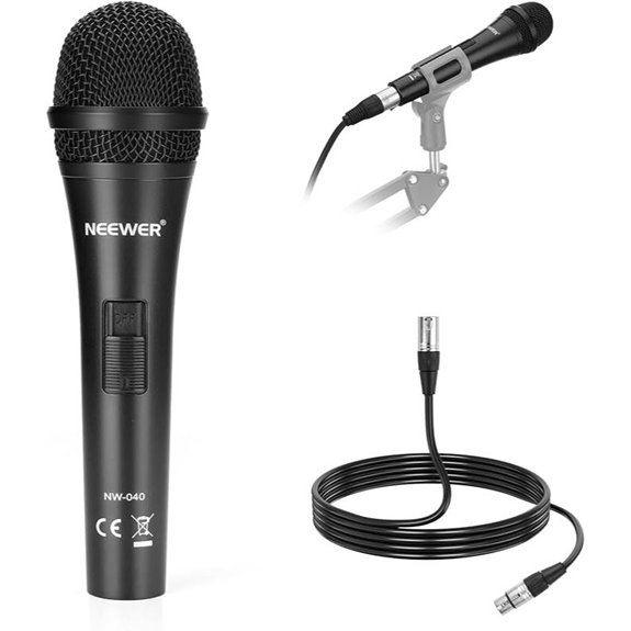 NEEWER NW-040 Cardioid Microphone with XLR Cable