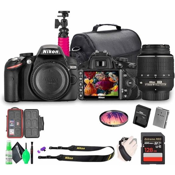 Nikon D3200 DSLR Camera Kit with Accessories