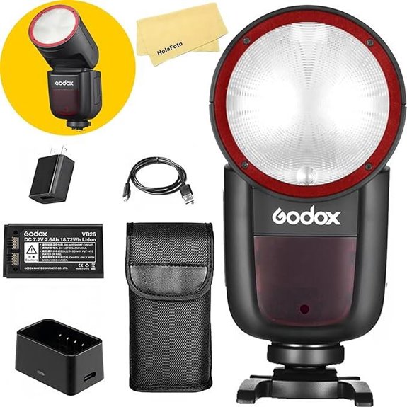 Godox V1 Nikon Camera Flash with TTL and HSS