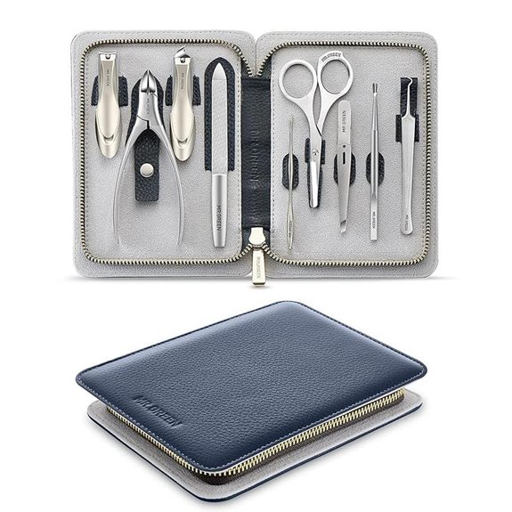 9-in-1 Manicure Pedicure Kit with Travel Case