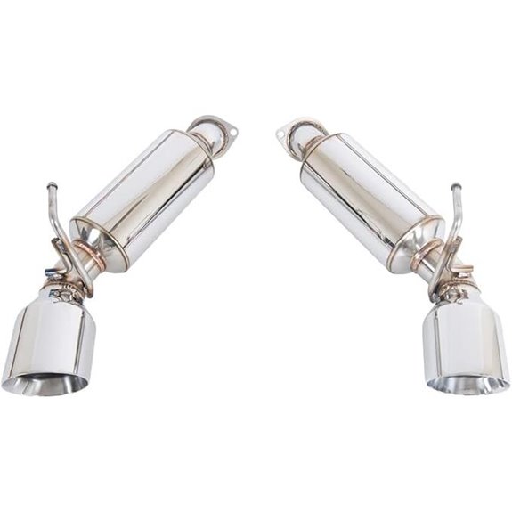 Nissan Z34 370Z Stainless Steel Muffler Exhaust