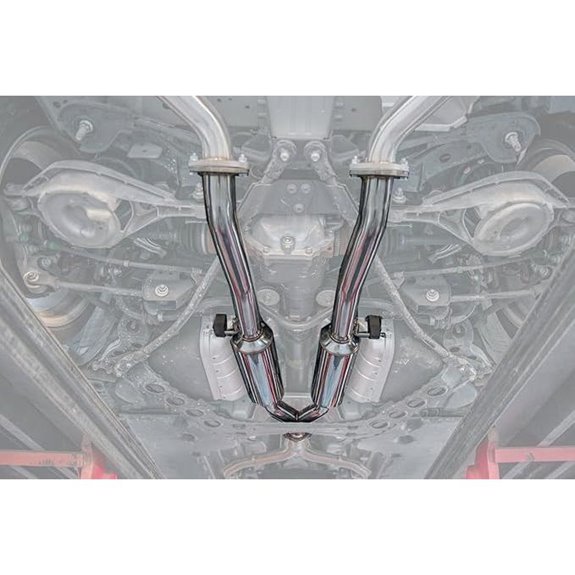 Nissan 370Z T304 Stainless Steel Mid-Pipe Replacement