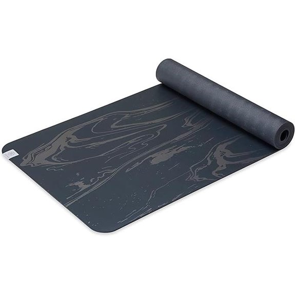 Gaiam Dry-Grip Yoga Mat with Non-Slip Surface