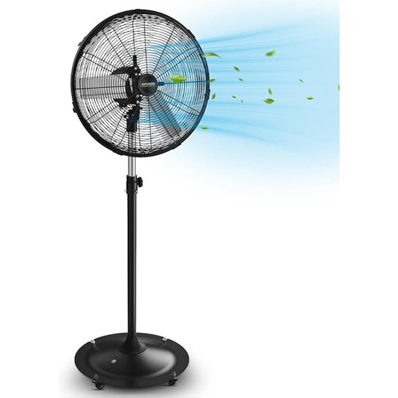 20'' Outdoor Oscillating Pedestal Fan