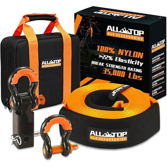 ALL-TOP Nylon Recovery Kit with Hitch Receiver