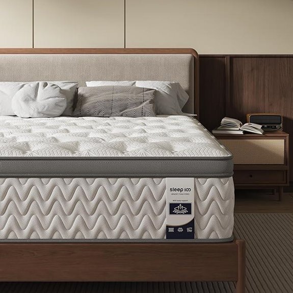 King Hybrid Mattress with Support and No Odor