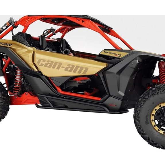 Can-Am New OEM Maverick X3 Black Rock Slider Kit 715002963
