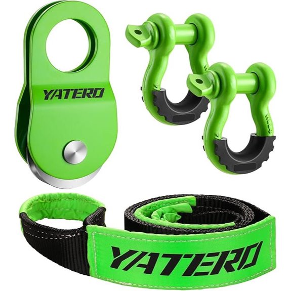 Off Road Recovery Kit with Snatch Block and Strap