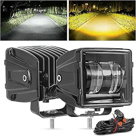 100W Cube LED Pod Lights for Offroad Vehicles