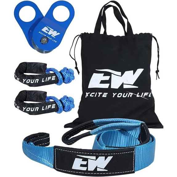 NIXFACE Offroad Recovery Kit with Snatch Block and Accessories