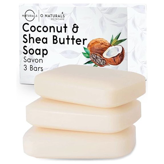 O NATURALS 3-Pack Organic Vegan Soap Bars