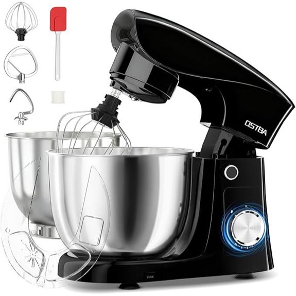OSTBA 5QT/5.5QT Stand Mixer with Two Bowls