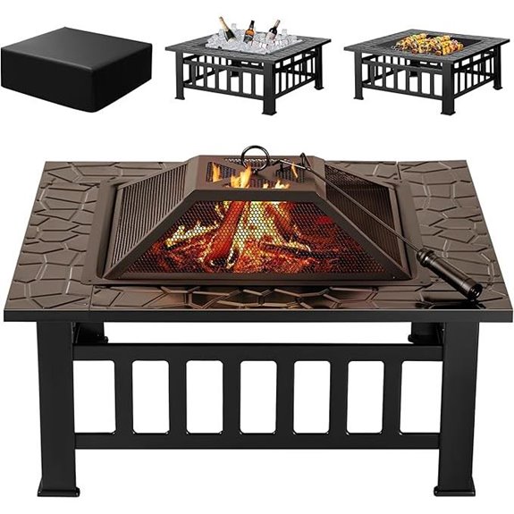 outdoor 32 inch fire pit