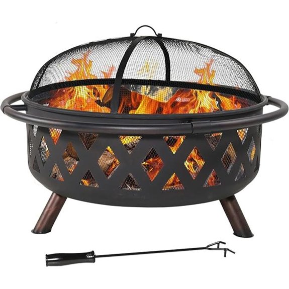outdoor 36 inch fire pit