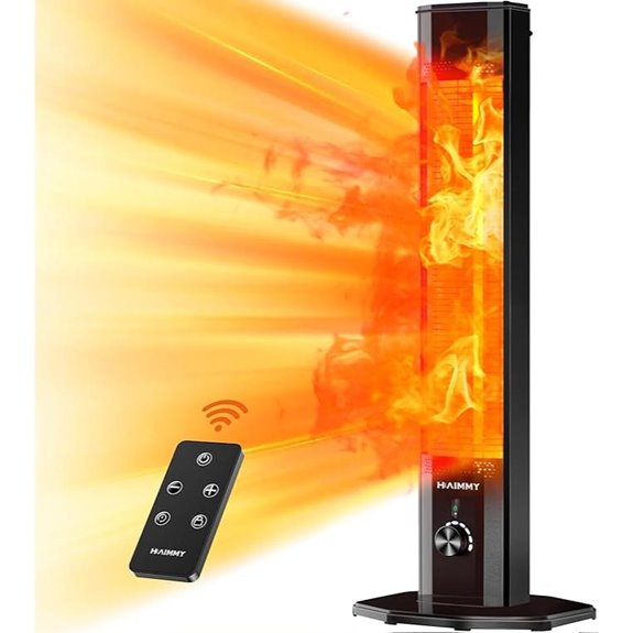 Haimmy 42in Outdoor Electric Patio Heater with Remote