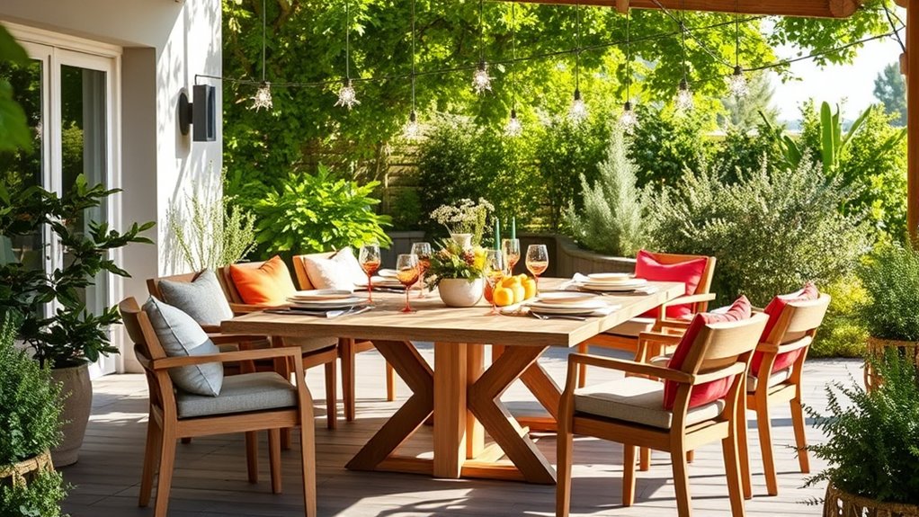 outdoor dining set considerations