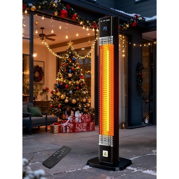 YEW Outdoor Electric Patio Heater with Remote