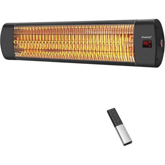 Outdoor Electric Infrared Heater with Remote Control