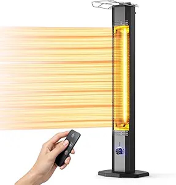 outdoor infrared safety heater