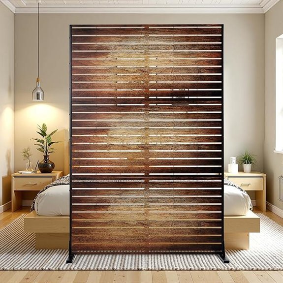 Metal Privacy Screen Outdoor 72