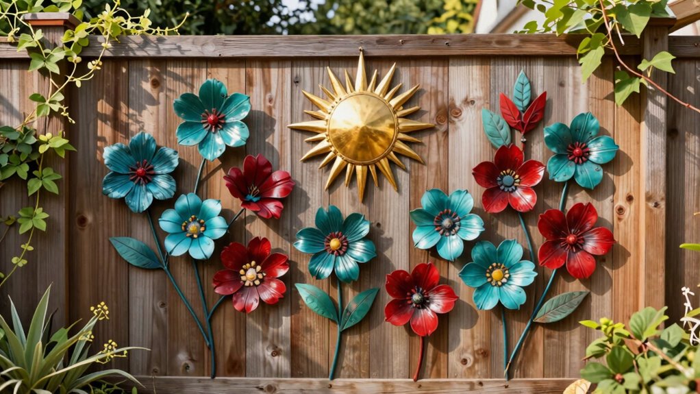 outdoor metal wall decor