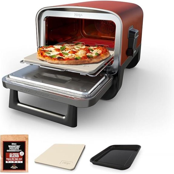 Ninja Woodfire Outdoor Pizza Oven with Smoker