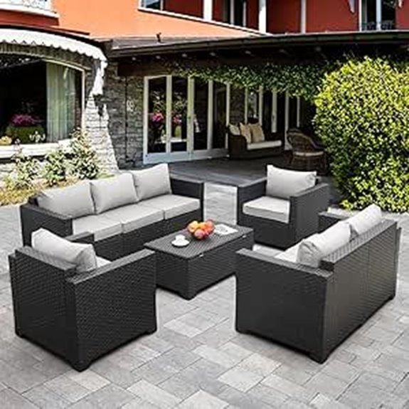 Rattaner 5-Piece Outdoor Patio Sofa Set