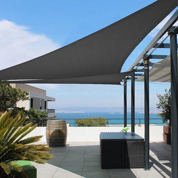 Tronssien Triangle Sun Shade Sail for Outdoor Patio
