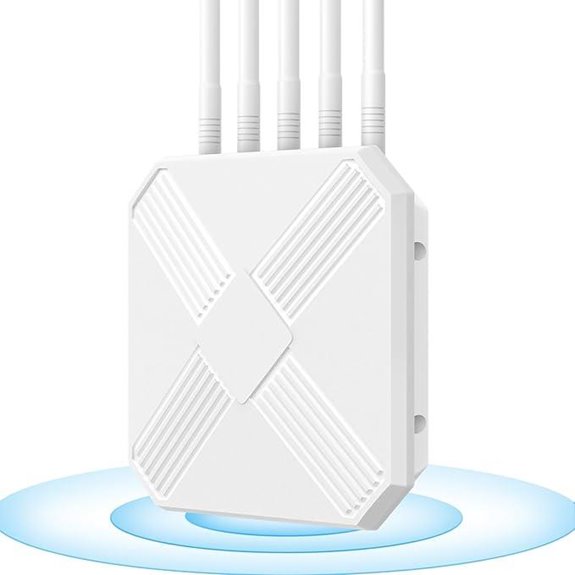 AX3000 Outdoor WiFi 6 Extender with PoE and Antennas