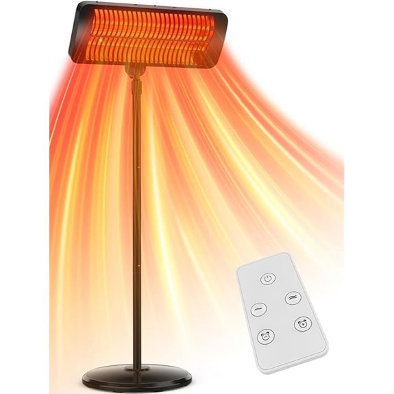 Outdoor Infrared Heater for Patio with Timer