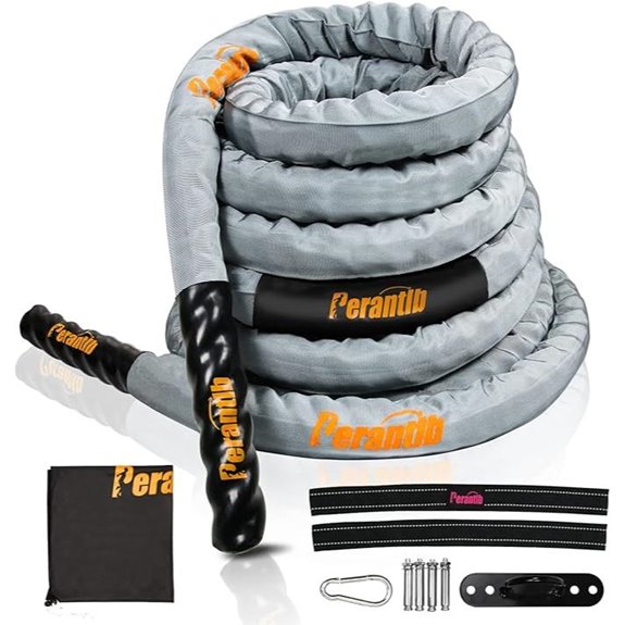 Perantlb Poly Battle Rope for Fitness and Gym