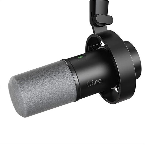FIFINE XLR/USB Dynamic Microphone for Podcast and Streaming