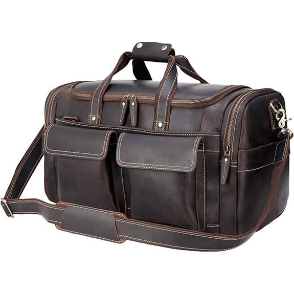 Polare 23 Full Grain Leather Weekender Luggage