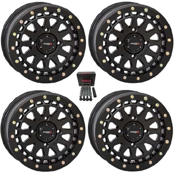 System 3 SB-6 Beadlock 15 Wheels for Polaris RZR