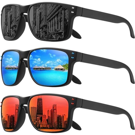MEETSUN Polarized Sports Sunglasses for Men Women
