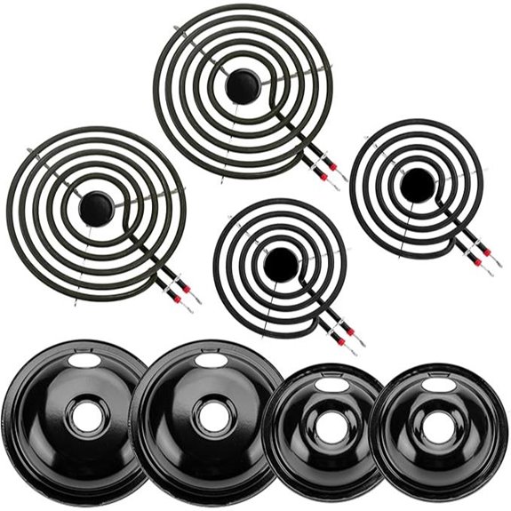 porcelain drip pan set