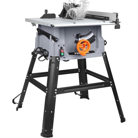 Prostormer 10 Inch Portable Table Saw with Stand