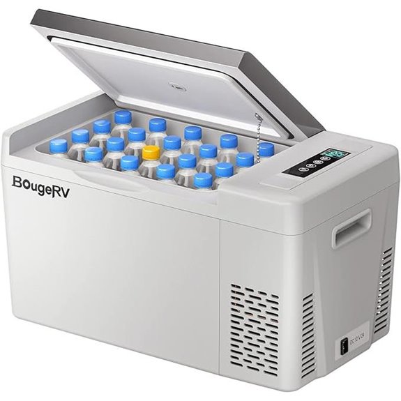 BougeRV 12V Portable Refrigerator and Freezer Cooler