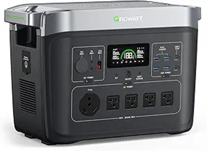 GROWATT INFINITY 2000 Portable Solar Power Station