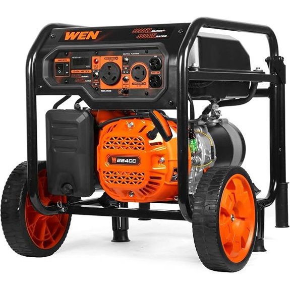 WEN 5600-Watt Portable Generator with Transfer Switch