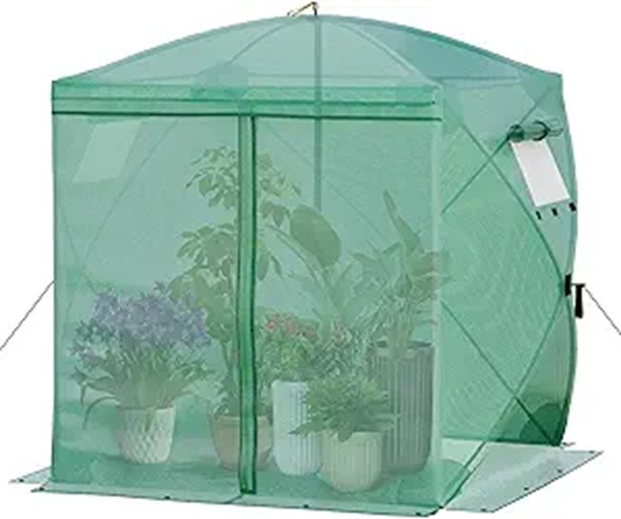Velway Portable Walk-in Greenhouse (6x6x7 FT)
