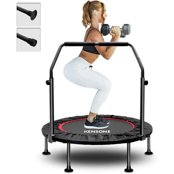 KENSONE Foldable Mini Trampoline for Kids & Adults