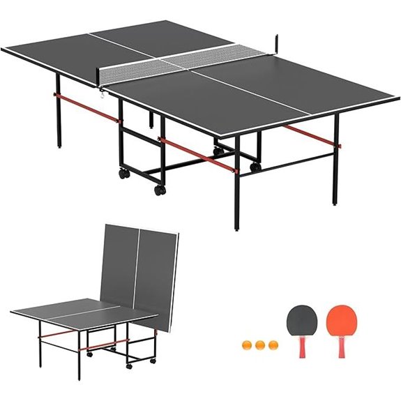 Foldable Indoor/Outdoor Ping Pong Table Set