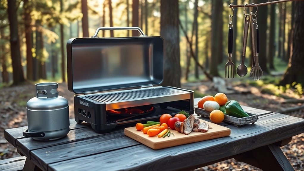 portable lightweight durable grill
