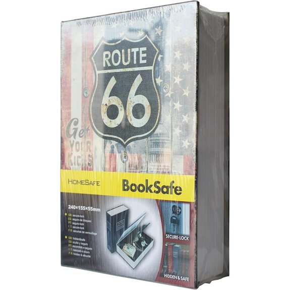 SEPOX Portable Book Safe with Lock for Travel