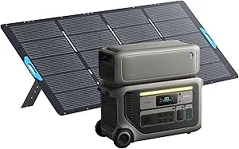 Anker SOLIX F3000 Portable Power Station & Solar Panel