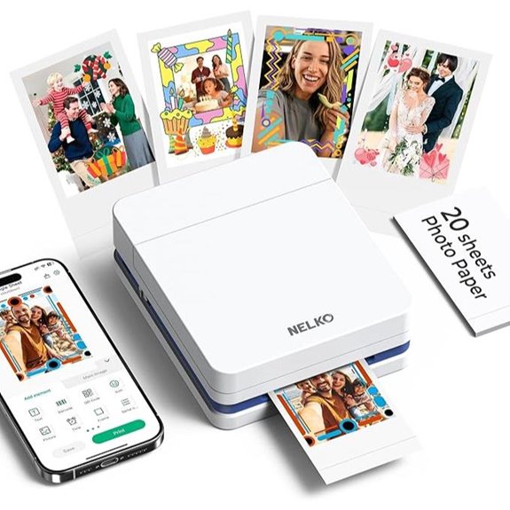 Nelko Portable Photo Printer for Smartphone Photos