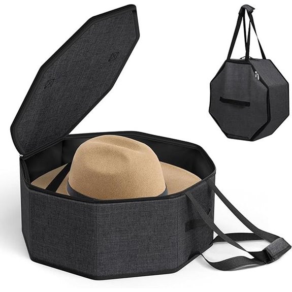 Sleeping Lamb Collapsible Hat Box with Handles